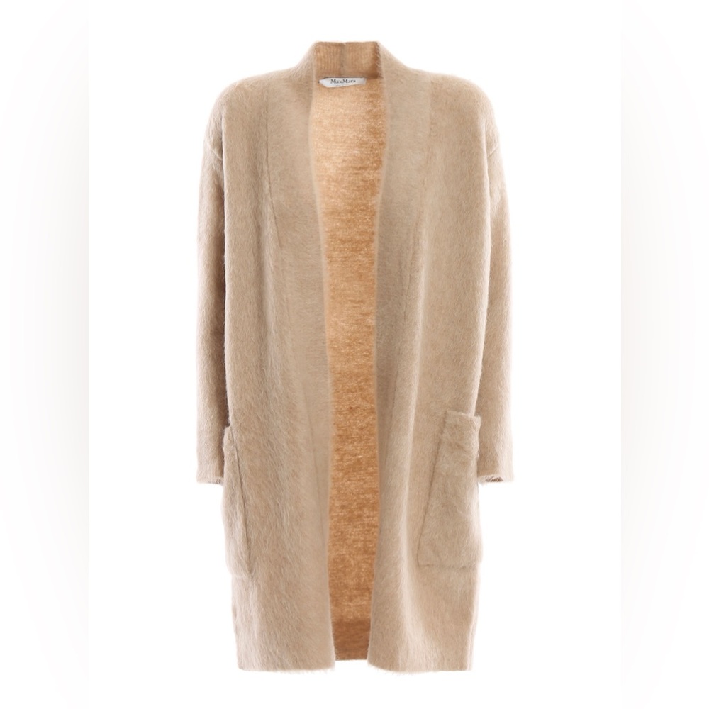 NWT MAX MARA Maroso mohair blend cardigan size L